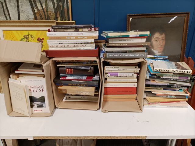 Important lot de livres régionalistes Creuse, Limousin 