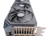 a close up of a video card with a fan on it