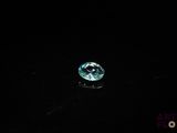 a blue diamond in the dark