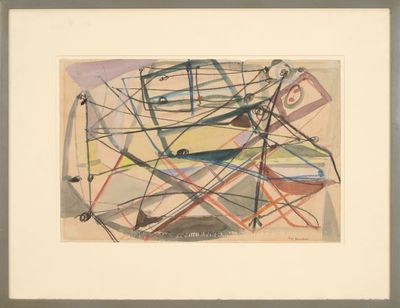 Eugène-Nestor de Kermadec (1899-1976) Composition Aquarelle …