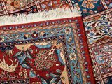 an image of a close up of a rug with many different colors