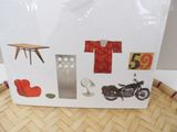 a picture of a box with a picture of a motorcycle on it