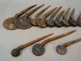 a lot of tools that are laying out on the table