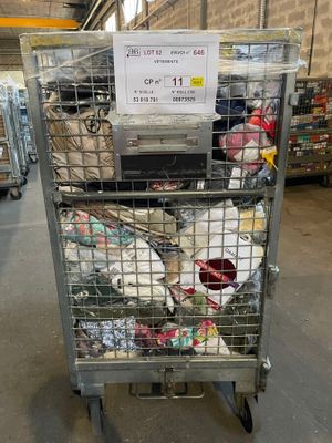 a shopping cart that has a lot of items in it