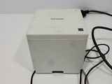 a white box that is sitting on top of a table