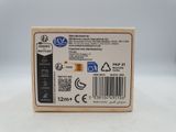 a close up of a box with a label on it