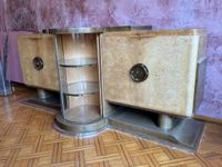 GRAND BUFFET DE SALLE A MANGER en placage de bois de loupe e… (photo 2)