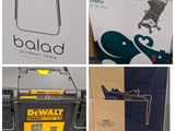 several different pictures of a box with a picture of a plane on it and a box with a picture of a plane on it