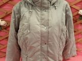 the jacket has a hood on the front and a hood on the back of the jacket
