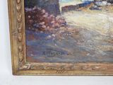 a picture of a painting on the wall of a house