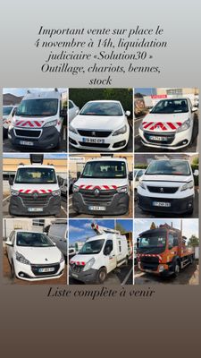 de nombreuses photos de différentes voitures garées sur un parking