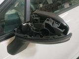 an image of a side view mirror of a car