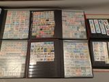 many different types of stamps on a table