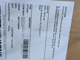 a close up of a receipt on a cardboard box