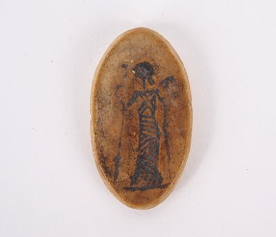 Intaille dans le goût antique. 3,5 cm.