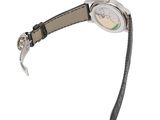 an image of a wrist watch with a black leather strap