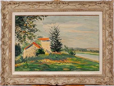 Emile SABOURAUD (1900-1996) : les bords de la Marne près de … - Photo 1