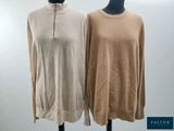 deux pulls pour femme posés sur un mannequin devant un fond blanc