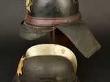 helmet and visor of an officer of the german army