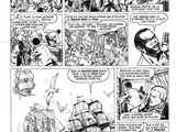 une bande dessinée en noir et blanc représentant un bateau sur l'eau