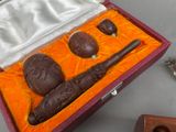 a box that has some chocolate items inside of it
