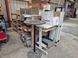 a picture of a table with a lot of boxes on it