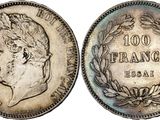pièce de monnaie en argent portant l'image d'une tête d'homme