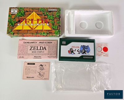 un jeu Zelda de Nintendo dans un boîtier en plastique