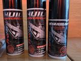 three different types of car detailing products are sitting on a table
