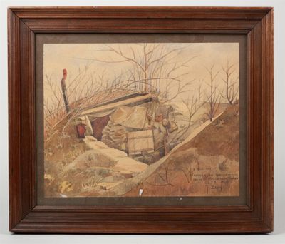 an oil painting of a boat on a rocky beach