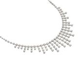 a diamond necklace, by van cleef