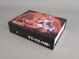 the box for the card game yu gi oh has a picture of a woman on it