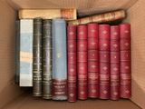 a box full of books that are sitting in it