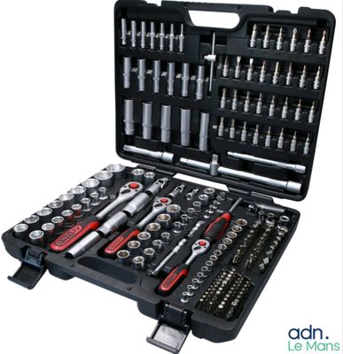 an image of a tool kit with a variety of tools in it