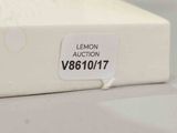 a close up of a box with a label on it