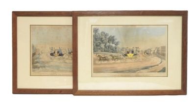 James POLLARD d'après. A scene on the London to portsmouth r… - Photo 1