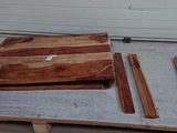 several pieces of wood that are on a table