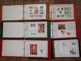 a lot of different types of stamps on this binder