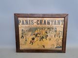 Une ancienne annonce parue dans un journal français fait la promotion du « Paris-Chantant »