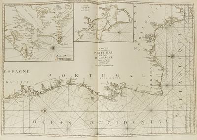 une ancienne carte de l'Atlantique indiquant l'emplacement des îles