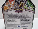 a close up of the back of a box of pokemon cards