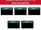 vendu par lot de 5 x 12 soft 60 unites