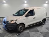 the white van is parked on a checkered tile floor