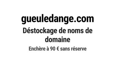 Nom de domaine gueuledange.com.