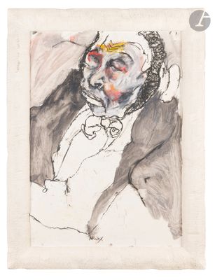 l'image d'un dessin représentant un homme coiffé d'un chapeau