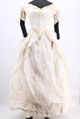 an image of a woman ' s wedding dress on a mannequin mannequin