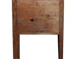 an image of a small wooden table with a drawer on top of it