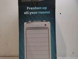 a box of air purifier sitting on a counter