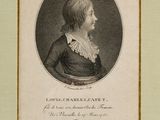 portrait of a young man in a black dress with a white collar
