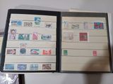 a picture of a book with a lot of stamps on it